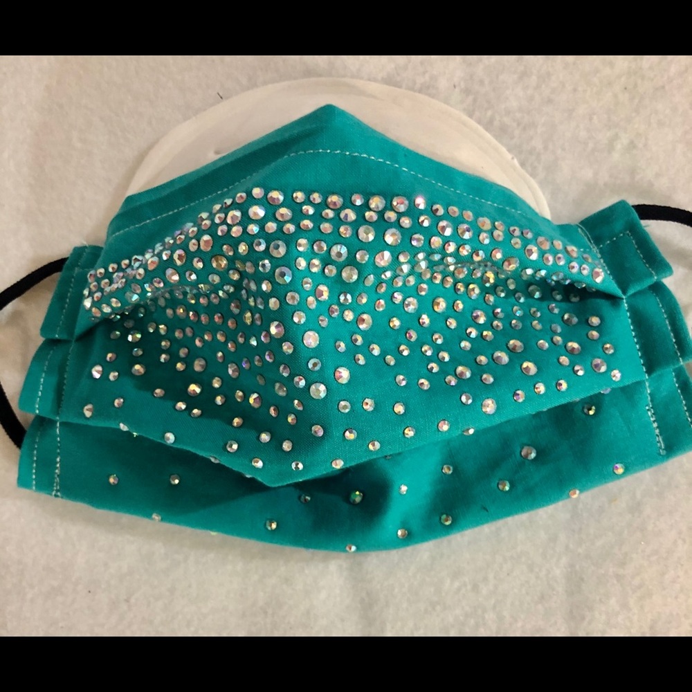 Full bling face mask